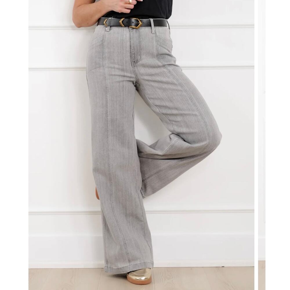 NWT NEW Judy Blue High Waist Retro Wide Jeans - Picture 15 of 16